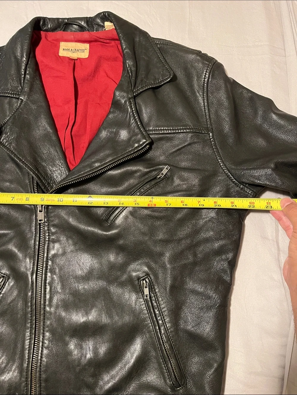 Levi’s Made & Crafted Black Leather Jacket
